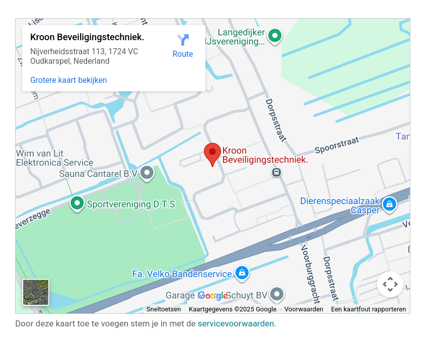 Kroon Beveiligingstechniek pand